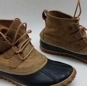 Sorel Brown and Black Winter Boots